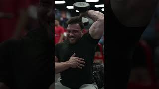 Training isn’t supposed to look pretty. Comment for the free arm workout