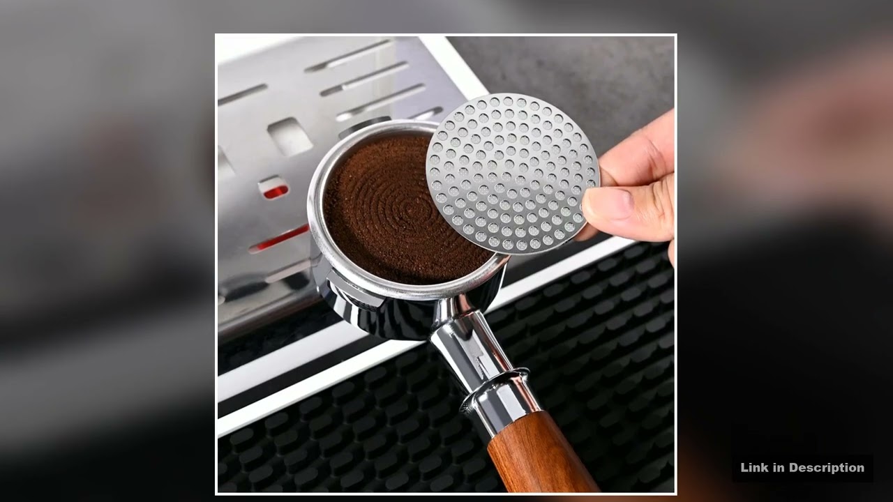 515358mm Reusable Coffee Puck Screen 304 Stainless steel Double Layer Coffee Filter Fine Mesh