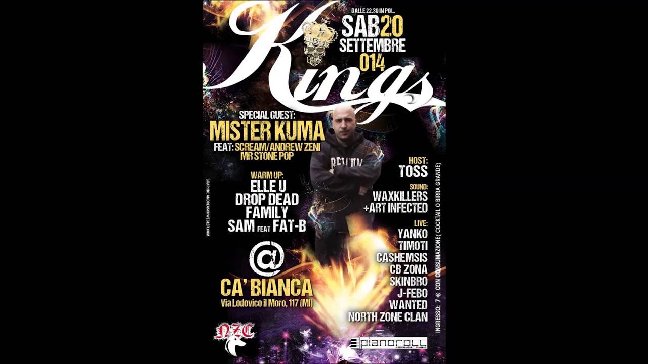 KINGS TAPA'S BAR MILANO 20.09.2014 SPECIAL MISTERKUMA YouTube