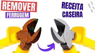 how to ELIMINATE RUST remove rust from iron tools cans metals homemade recipe