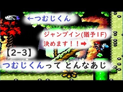 ヨッシーアイランド 2 3 つむじくんって どんなあじ ジャンプイン成功 猶予1f技 Yoshi S Island Youtube