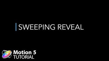 Motion 5 Tutorial: How to Make a Sweeping Title Reveal