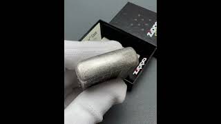 Zippo Armor Us Flag Antique Silver Plate 28974