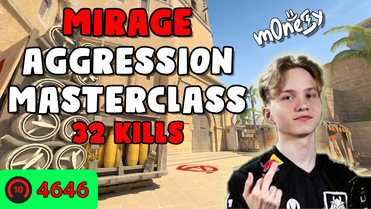 m0nesy Mirage - CS2 Faceit Demo - 32 kills