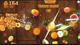 Fruit Ninja Flying Laser Blade Gameplay. screenshot 1