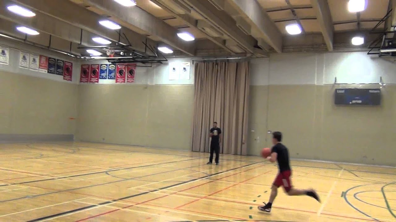 How to improve basketball shot and cardio Basket to Basket Drill