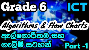 ඇල්ගොරිතම සහ ගැලීම් සටහන් | Part-1 | Algorithms & Flow Charts