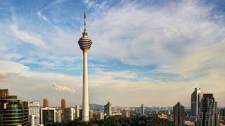 BASE jumping the KL Tower (short) - Aerial Extreme