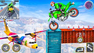 Mega Ramp Bike Racing Simulator 3D - Extreme Motocross Dirt Bike Stunt Racer - Android Gameplay #2