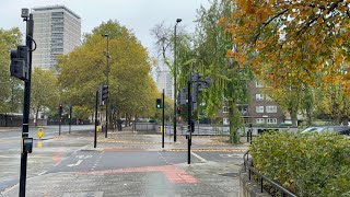 Rainy Autumn Walk from Bermondsey to More London | Tower Bridge 