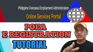 Celebrity how to create Poea E-registraton account | tutorial step by step| rodolfo ortega vlog Profile