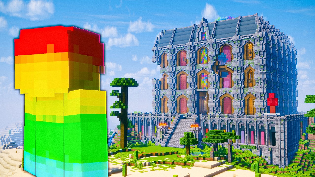 Revisiting old STEVE Minecraft Builds