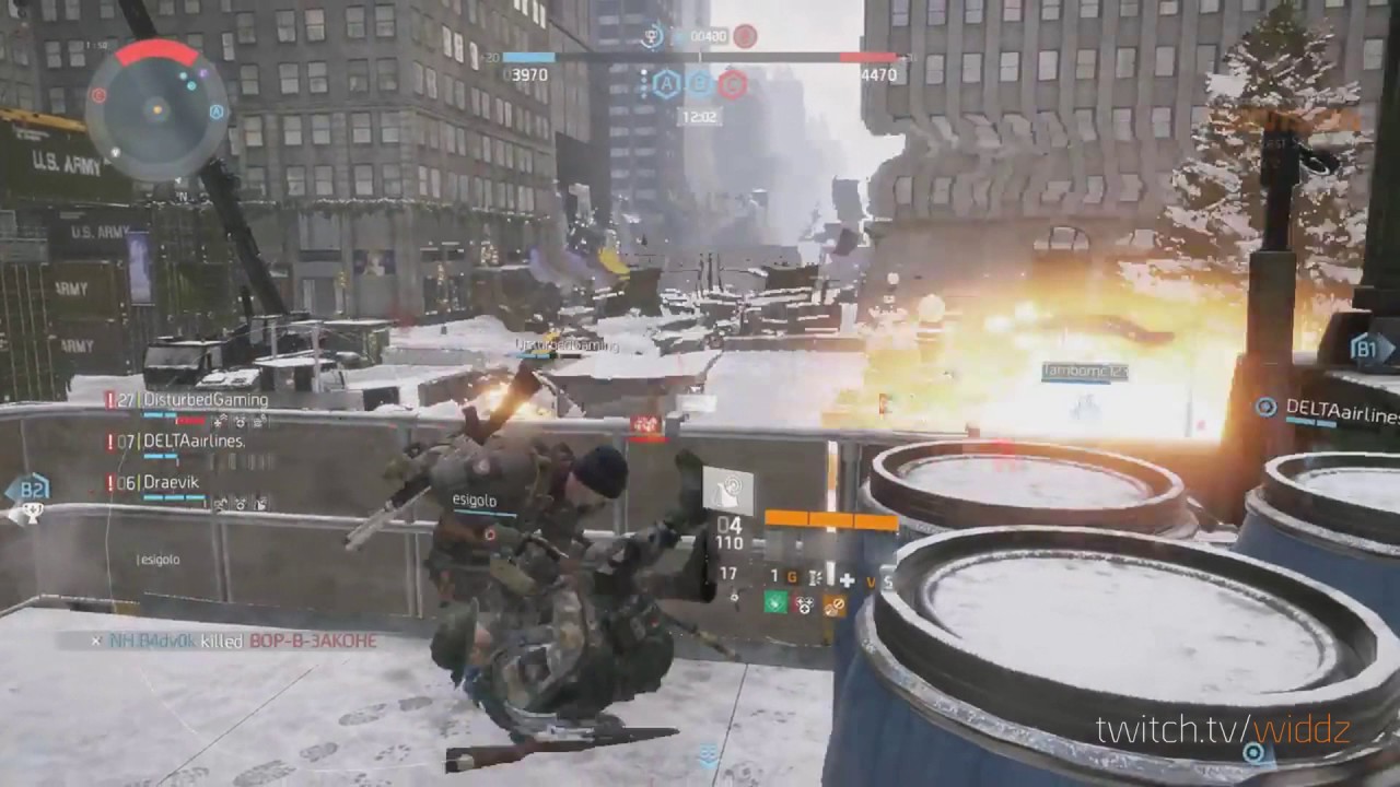 The Division - SEEKR Gear Set Sniping Last Stand gameplay (1.6 PTS 2)