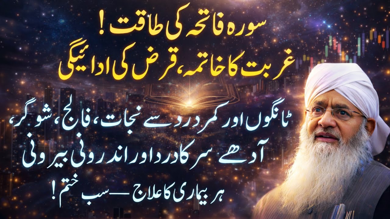 Surah Fatiha Ka Sab Se Taqatwar Wazifa 😱 | Gharibi Aur Gham Se Fori Nijaat | Allah Ki Madad | 2026