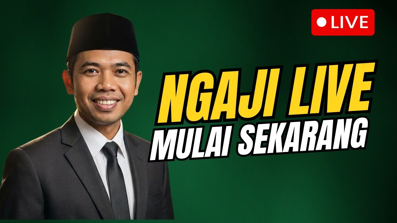 NGAJI BARENG MALAM INI | Belajar Membaca Al-Qur’an Pelan Untuk Pemula | LIVE