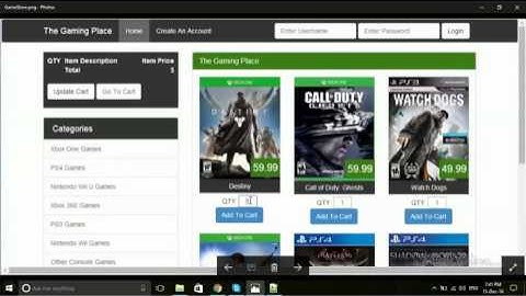 Game Store HTML design | Learn CodeIgniter in Urdu