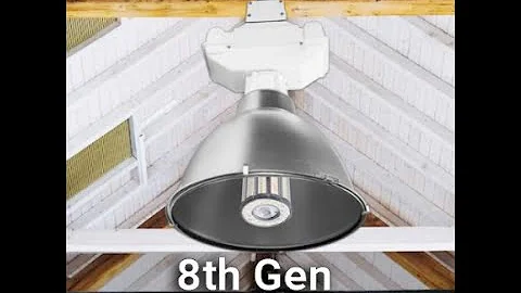 8th Gen LED Corn Lights With Wattage Selectable - E26/EX39 Bases - UL Listed