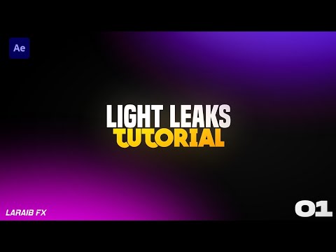 Light Leaks After Effects Tutorial | #aetutorials