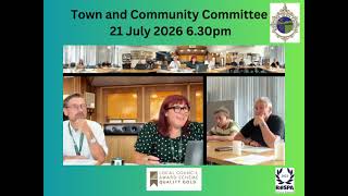 Town and Community Committee 21 July 2026