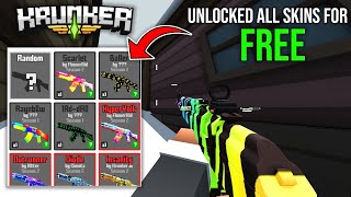 How to Unlock ALL Krunker.io SKINS for FREE (WORKING)