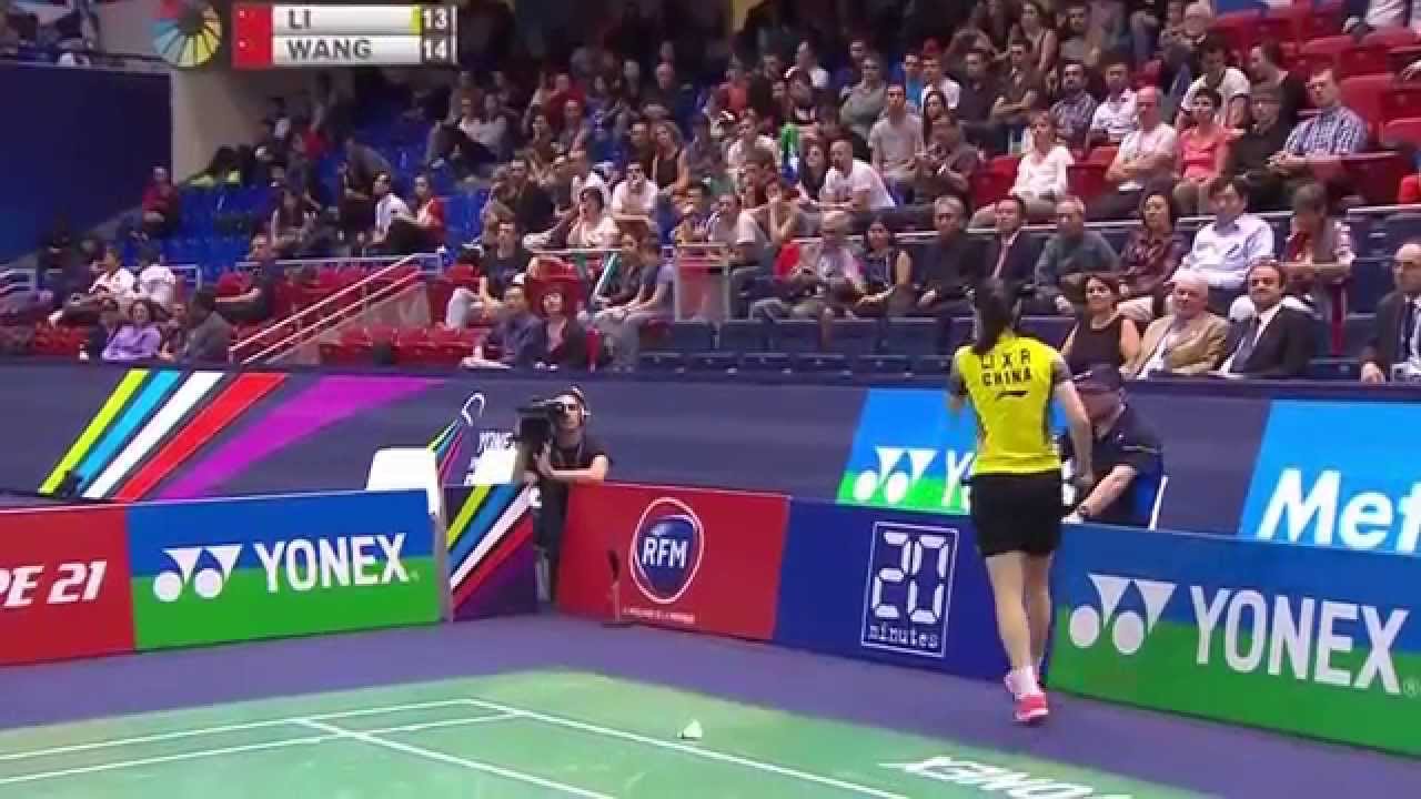 F - 2014 French Open - Li Xuerui vs Wang Shixian