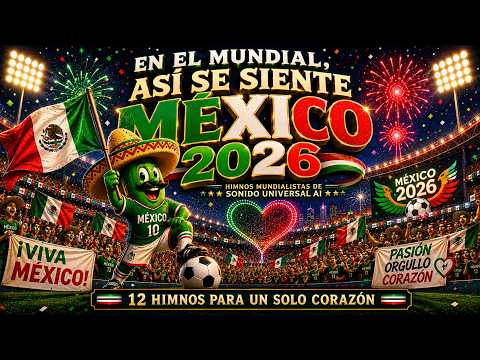 🇲🇽 EN EL MUNDIAL... ASÍ SE SIENTE MÉXICO | Álbum Completo Oficial (50 Minutos de Música Mexicana) ⚽🔥