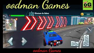 incredible monster Robot Hero crime shooting guru game. .....................🤖 Car 🚗... ......... . screenshot 3