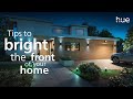 Front Yard Lights Philips Hue Smart Exterior Lights For House Setup 