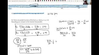 Trigonometry Application - Finding a Sine Function that Represents Tide Levels