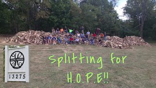 We gave H.O.P.E. Haven a boost!  SPLITTING 4 HOPE!!!!