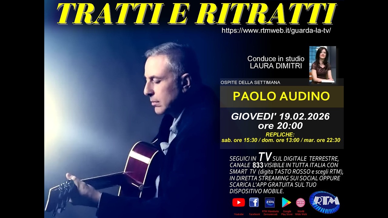 Tratti e Ritratti con Paolo Audino