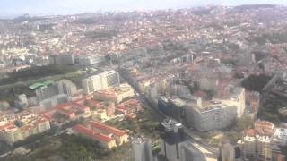 Rough landing in Lisbon Portugal 720P HD Lisboa by Plane