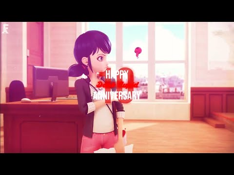 HAPPY 10 YEARS OF DARK CUPID ! 🥹❤️ #miraculous #ladybug #catnoir #adrien #marinette #anniversary