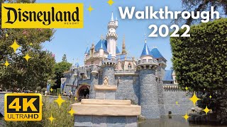 4K Disneyland Walkthrough | Sights and Sounds | July 23, 2022
