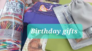 Massive birthday gifts haul  - PRT1 - books & supplies - very emotional