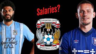 Updated All Coventry City FC Players Salaries 2026 #england #football #premierleague #coventrycityfc