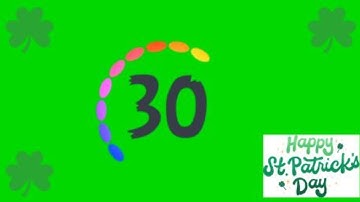 30 second Timer St. Patrick