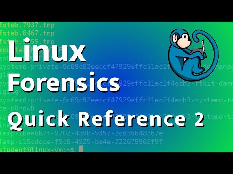 Linux forensics - locations of interest - Magnet Forensics Quick Reference Guide part 2