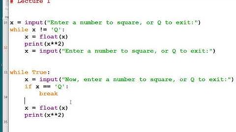 CIT1203#2619 Lecture I - while loops, while true loops, guessing game (finish chapter 3)
