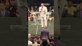 The Rock Calls Out Cody Rhodes at the 2024 WWE HALL OF FAME.