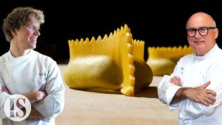 Pappardelle Pasta with Rabbit: Original vs. Gourmet with Gaetano Trovato  Arnolfo**
