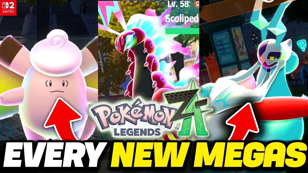 EVERY NEW MEGA EVOLUTION in POKEMON LEGENDS ZA (25+ NEW MEGAS