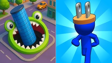 Hole.io VS Plug Head!!! - 3D MAX Levels unlocked II Android iOS Gameplay