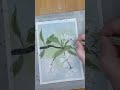 Watch This Flower Bloom in Seconds | Watercolor Magic You’ll Want to Try #painting #relaxingart #art
