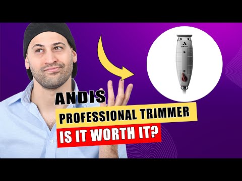 Andis 04780 Professional T-Outliner Beard &amp; Hair Trimmer for Men with Carbon Steel T-Blade