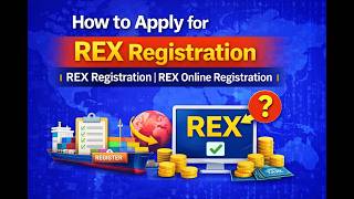 How to Apply for Rex Registration in India || Rex Registration || Rex Online Registration