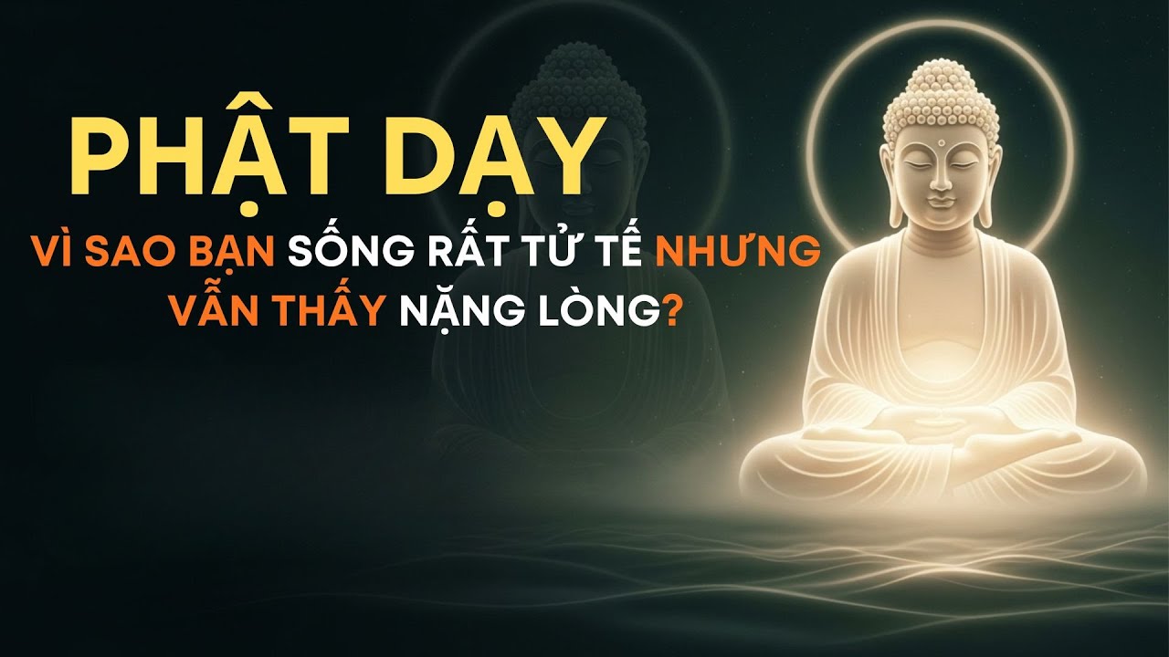 Phật Dạy: Vì Sao Bạn Sống Rất Tử Tế Nhưng Vẫn Thấy Nặng Lòng?