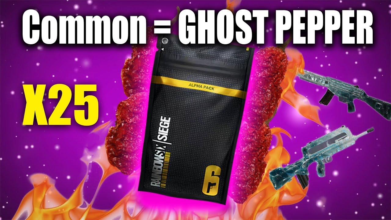 Alpha Pack Opening but for every I eat a Ghost Pepper YouTube