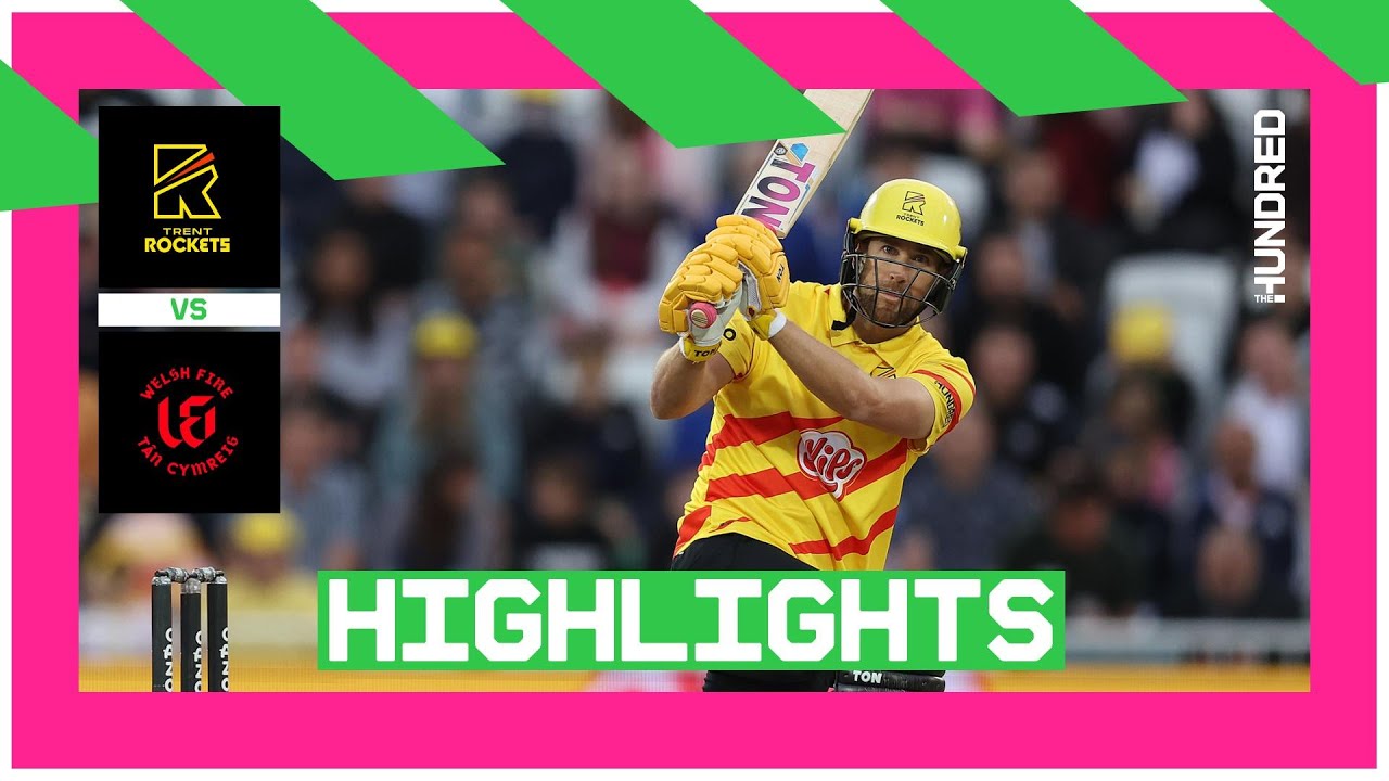 Malan helps Rockets secure top three | Trent Rockets vs Welsh Fire - Highlights | The Hundred 2022
