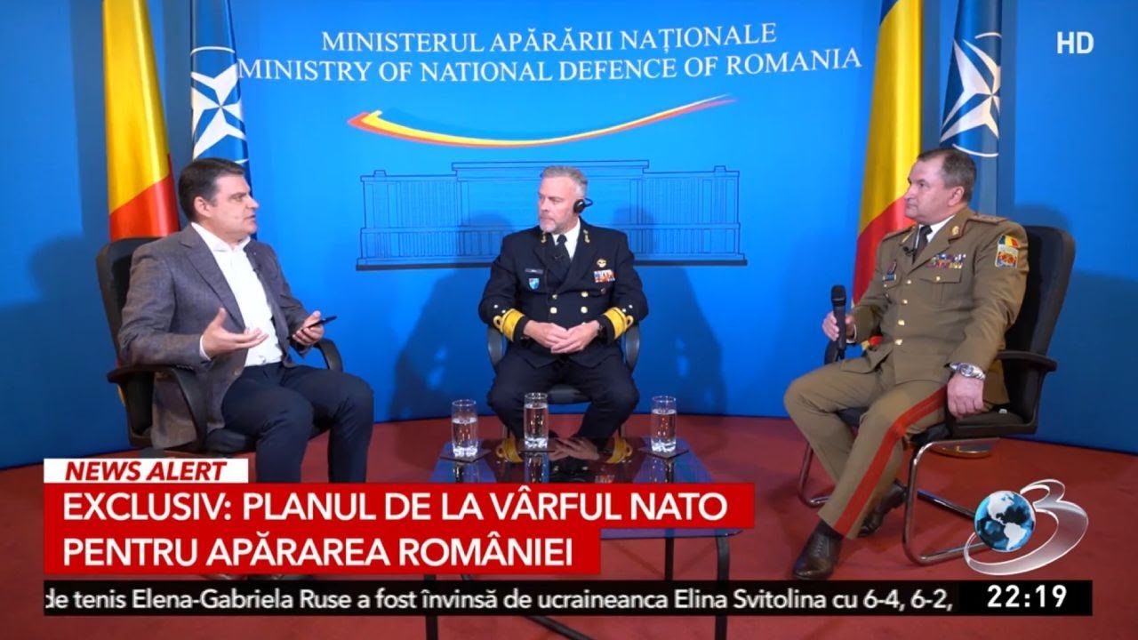 Interviu cu amiralul Rob Bauer, preşedintele Comitetului Militar NATO,  exclusiv la Antena 3 CNN - YouTube